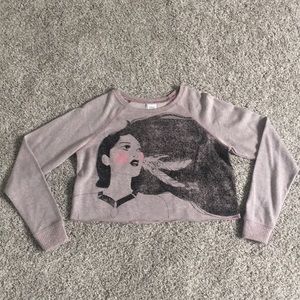 Pocahontas Crop Sweater